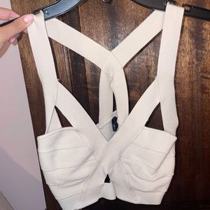 Fancy crop top bandeau